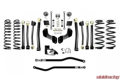 Jeep JL 4.5"Inch Lift Kit 18-Pres Wrangler JL Enforcer Overland Lift Stage 4 Plus EVO Mfg - EVO-3055S4P
