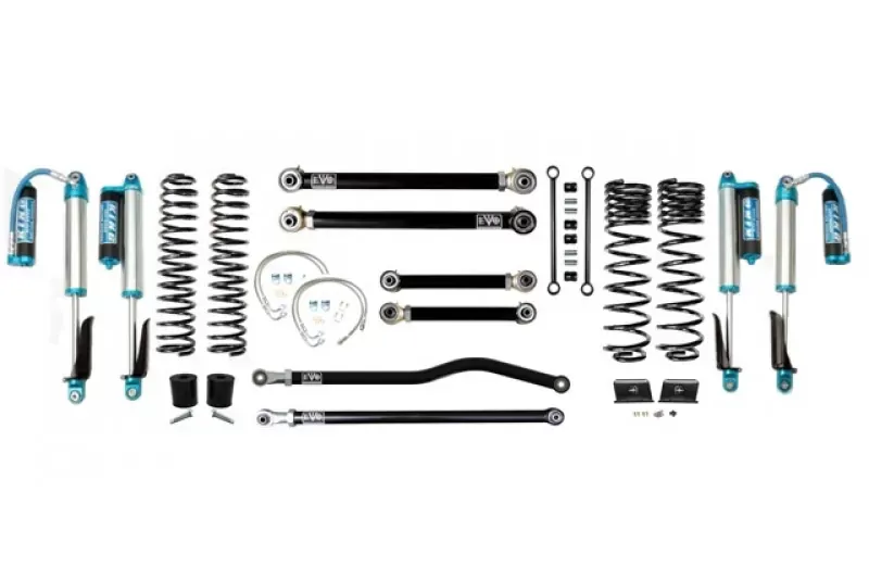 Jeep Gladiator JT 2.5 Inch Lift Kit 2020-Pres Gladiator Enforcer Lift Stage 3 Plus w/ EVO SPEC 2.5 King Shocks EVO Mfg - EVO-3060S3PK