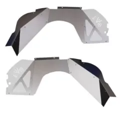 EVO Manufacturing Jeep JL Front Vented Inner Fender Kit Double ThrowDown Suspension 2018-Present Wrangler JL/JLU and Gladiator