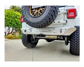 EVO Manufacturing Jeep JL Rear Bumper For 2018-Present Wrangler JL Aluminum W/ D Ring Shackles EVO
