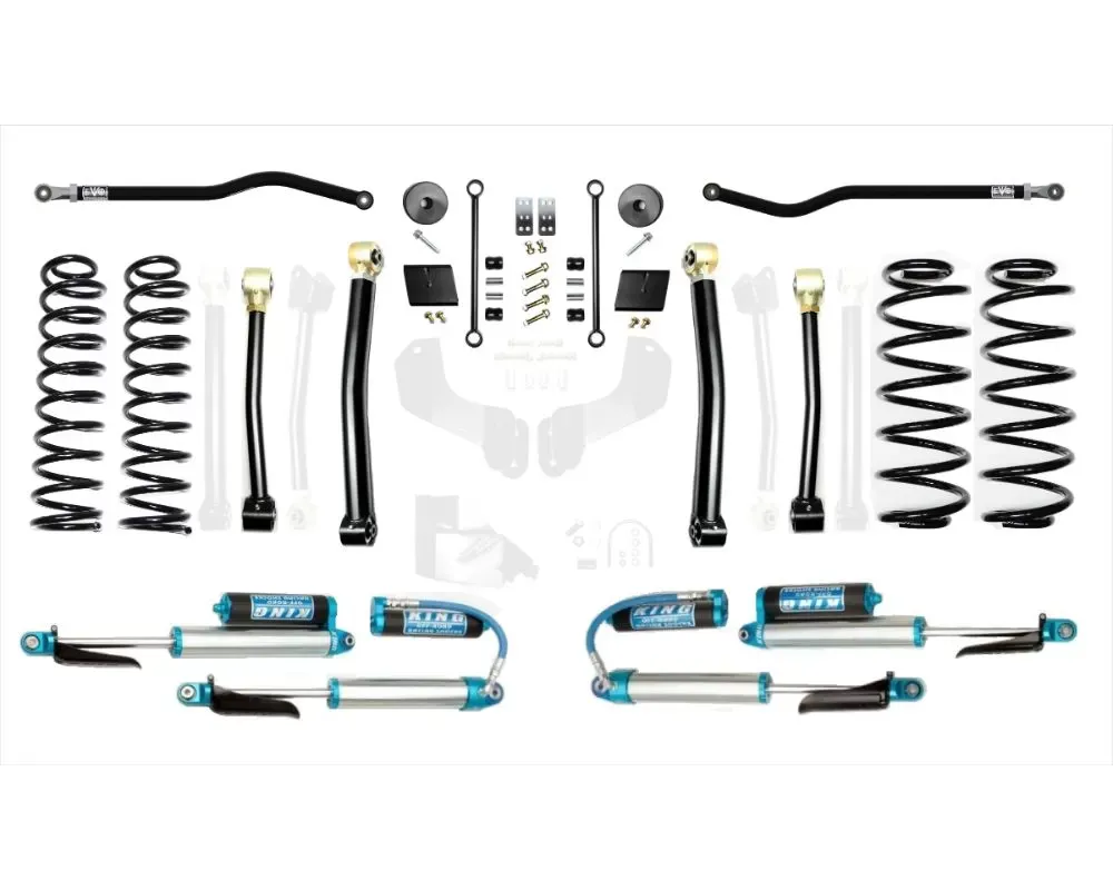EVO Manufacturing 2.5" Diesel Enforcer Lift Stage 3 Plus With Spec King 2.5 Shocks Jeep Wrangler JL|JLU 2018-2020 - EVO-3011S3DPK