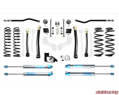EVO Manufacturing 4.5" Eco Diesel Enforcer Lift Stage 3 Plus With Spec King 2.0 Shocks Jeep Wrangler JL|JLU 2018-2020 - EVO-3054S3DPK2
