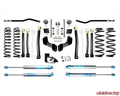 EVO Manufacturing 4.5" Eco Diesel Enforcer Overland Lift Stage 4 Plus With Spec King 2.0 Shocks Jeep Wrangler JL|JLU 2018-2020 - EVO-3055S4DPK2