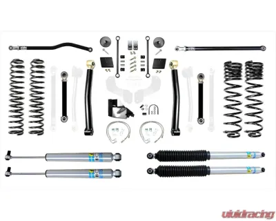 EVO Manufacturing 4.5' Enforcer Overland Stage 3 Plus, Bilstein 5100 Shocks Jeep Gladiator JT 2020 - EVO-3063S3PBIL