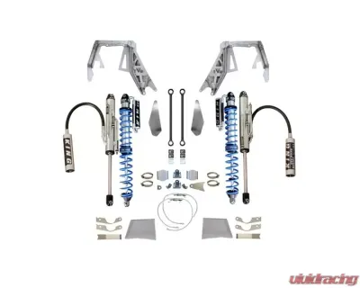 EVO Manufacturing Mfg Front Double Throwdown, Coilover/Bypass Black Spicer D60 Jeep Wrangler JL/ Gladiator JT 2020 - EVO-3090B-S60