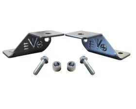EVO Manufacturing A Pillar Cowl Light Mounts, Pair Black Jeep Gladiator JT 2018-2020
