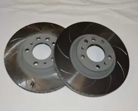 Demon Speed Motorsports Front Brake Rotors Slotted Porsche 996 GT3 02-05