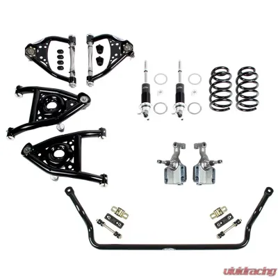 Detroit Speed Speed Kit 2 Front Suspension Kit Single Adjustable Shocks 1968-1972 A-Body SBC/LS - 031318-SDS