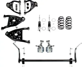 Detroit Speed  Speed Kit 2 Front Suspension Kit with Splined Sway Bar Double Adjustable Shocks 1967 A-Body SBC LS
