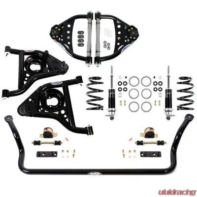 Detroit Speed Speed Kit 2 Front Suspension Kit 1970-1981 Camaro/Firebird Single Adjustable Shocks SBC/LS - 031354-SDS