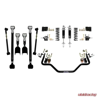 Detroit Speed Rear Speed Kit 3 67 A-Body Double Adjustable Shocks (Stock Axle) - 041613-DDS