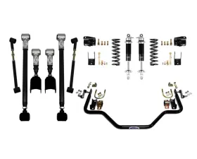 Detroit Speed Rear Speed Kit 3 68-72 A-Body Double Adjustable Shocks (Moser Axle)