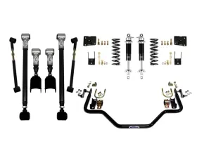 Detroit Speed Rear Speed Kit 3 67 A-Body Single Adjustable Shocks (Moser Axle)