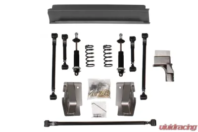 Detroit Speed QUADRALink Suspension Kit w/o Axle Brackets 1968-74 Nova/X-Body Double Adj Shocks - 041706-DDS