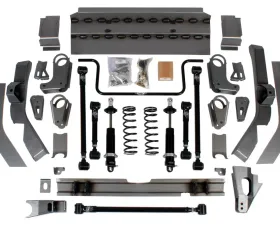 Detroit Speed QUADRALink Suspension Kit 1962-67 Chevy II Double Adj Shocks w/Remote Canister