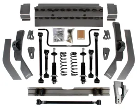 Detroit Speed QUADRALink Suspension Kit w/o Axle Brackets 1962-67 Chevy II Single Adj Shocks