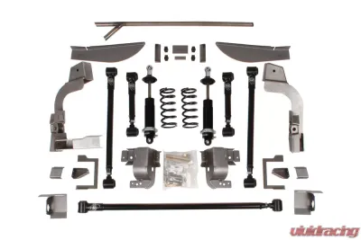 Detroit Speed QUADRALink Suspension Kit w/o Axle Brackets 1970-81 Camaro Double Adj Shocks - 041712-DDS