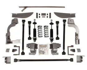 Detroit Speed QUADRALink Suspension Kit w/o Axle Brackets 1970-81 Firebird Single Adj Shocks