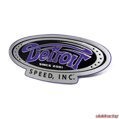 Detroit Speed Since 2001 Logo Embossed 3 Garage Sign - 999101