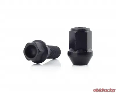 HRE Black Lug Nuts & Bolts 20pc Set - M14x1.5mm - LBM1415028C60-BLK