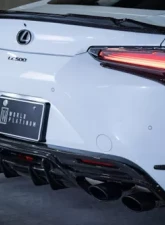 Rowen FRP Rear Trunk Spoiler Lexus LC500 2017-2021                                     - RWN-1L007T10 - Image 2