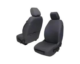 Bartact Graphite Baseline Performance Front Seat Covers Pair Jeep Wrangler JK | JKU 2007-2010