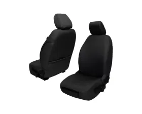 Bartact Black Baseline Performance Front Seat Covers Pair Jeep Wrangler JK 2013-2018