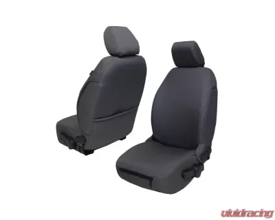 Bartact Graphite Baseline Performance Front Seat Covers Pair Jeep Wrangler JK 2013-2018 - JKBC2013FPG