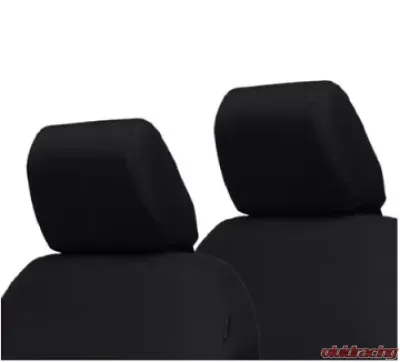 Bartact Baseline Performance Rear Bench Headrest Seat Cover Black Jeep Wrangler JK 2011-2012 - JKHR1112R2MB
