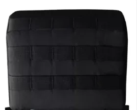 Bartact Tactical Series Rear Bench Headrest Covers Black Jeep Wrangler JK 2 Door 2007-2010