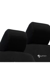 Bartact Black Tactical Series Bench Headrest Covers Jeep Wrangler JK 4 DR 2007-2010                                     - JKHR0710R4B - Image 3