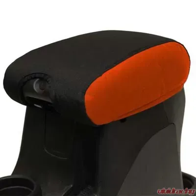 Bartact Orange/Black Center Console Cover Padded Jeep Wrangler JK/JKU 2011-2018 - JKIA1115CCNB