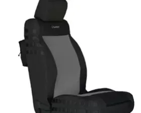 Bartact Tactical Front Seat Covers Black/Graphite Jeep Wrangler JK Unlimited 2007-2010