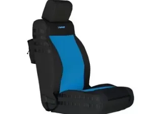 Bartact Tactical Front Seat Covers Black/Blue Jeep Wrangler JK Unlimited 2007-2010