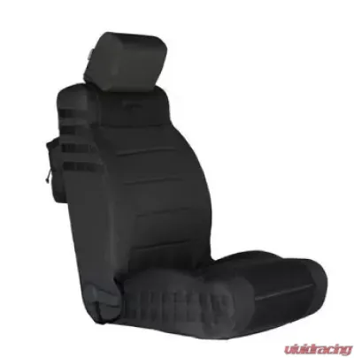 Bartact Tactical Front Seat Cover Black/Black Jeep Wrangler JK 2011-2012 - JKTC1112FPBB