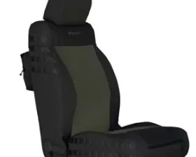 Bartact Tactical Front  Seat Cover Black/Olive Drab Jeep Wrangler JK 2011-2012