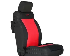 Bartact Tactical Front  Seat Cover Black/Red Jeep Wrangler JK 2011-2012