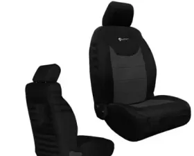 Bartact Tactical Front Seat Covers Black/Graphite Jeep Wrangler JK 2013-2018