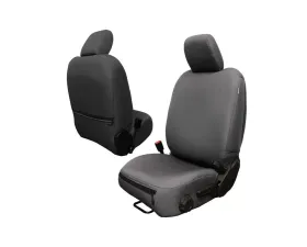 Bartact Graphite Baseline Performance Front Seat Covers Pair Jeep Wrangler JL 4 DR 2018+