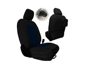 Bartact Black/Navy Tactical Front Seat Covers Jeep Wrangler JL 2 DR 2018-2024