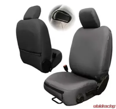 Bartact Base Line Performance Series Rear Split Bench No Armrest Seat Cover Graphite Jeep Wrangler 2019-2024 - JTBC2019R4G