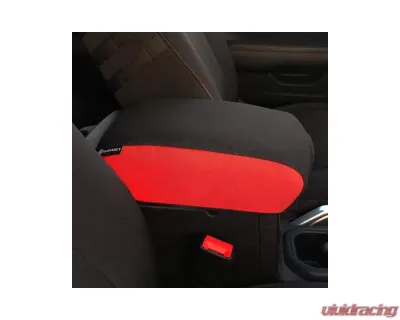 Bartact Red/Black Padded Center Console Cover Jeep Gladiator 2019-2024 - JTIA2019CCRB