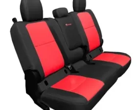 Bartact Tactical Bench Seat Cover Fabric Black/Red Jeep Gladiator 2019-2024