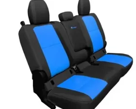 Bartact Tactical Bench Seat Cover Fabric Black/Blue Jeep Gladiator 2019-2024