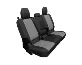 Bartact Black/Graphite Rear Seat Covers Jeep Gladiator 2019-2024 (4 DR with Arm Rest)