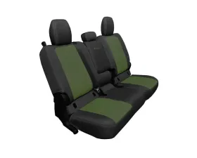 Bartact Black/Olive Rear Seat Covers Jeep Gladiator 2019-2024 (4 DR with Arm Rest)