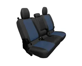 Bartact Black/Navy Rear Seat Covers Jeep Gladiator 2019-2024 (4 DR with Arm Rest)