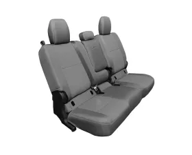 Bartact Graphite/Graphite Rear Seat Covers Jeep Gladiator 2019-2024 (4 DR with Arm Rest)