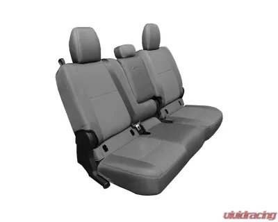 Bartact Graphite/Graphite Rear Seat Covers Jeep Gladiator 2019-2024 (4 DR with Arm Rest) - JTSC2019RFGG