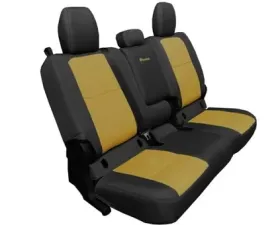 Bartact Tactical Bench Seat Cover Fabric Black/Coyote Jeep Gladiator 2019-2024
